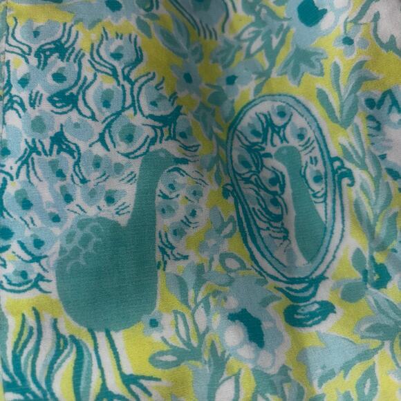 Vintage Reversible Wrap Skirt Colorful Butterflies Peacock Leopard Preppy Beachy - Picture 8 of 13